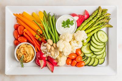 Mesquite Smoked Hummus Platter