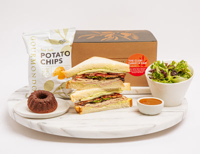 Gourmondo Classics Turkey Club Sandwich Box Lunch