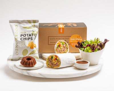 RAVE Foundation Thai Steak Wrap Box Lunch