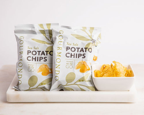 Gourmondo branded bagged kettle chips