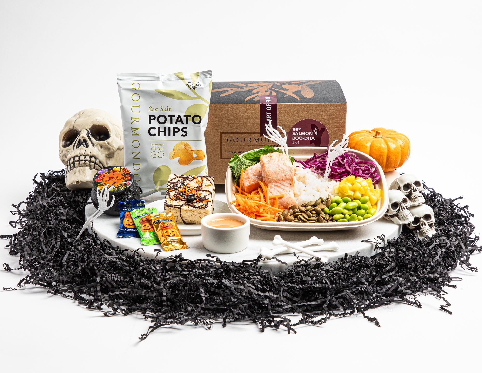 Spooky Salmon Boo-Da Bowl Box Lunch