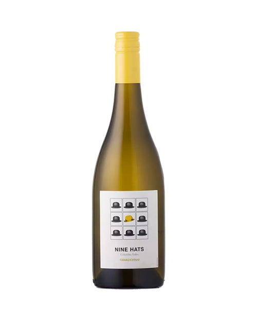 Bottle of chardonnay wine