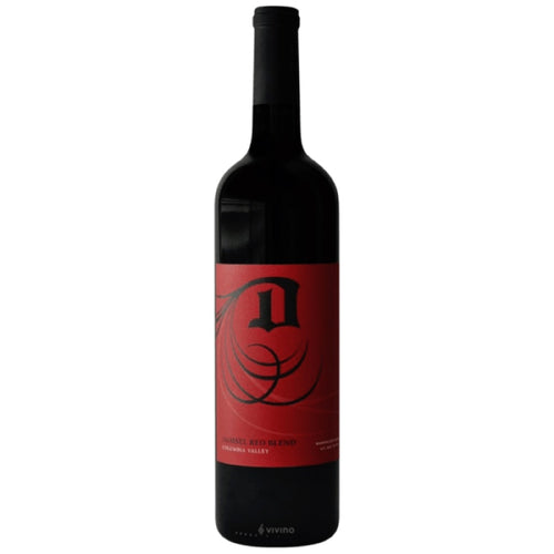 Bottle of red blend wine