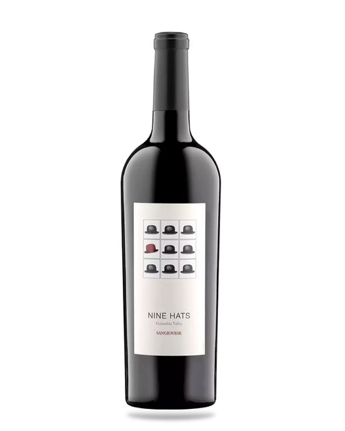 Bottle of sangiovese red wine