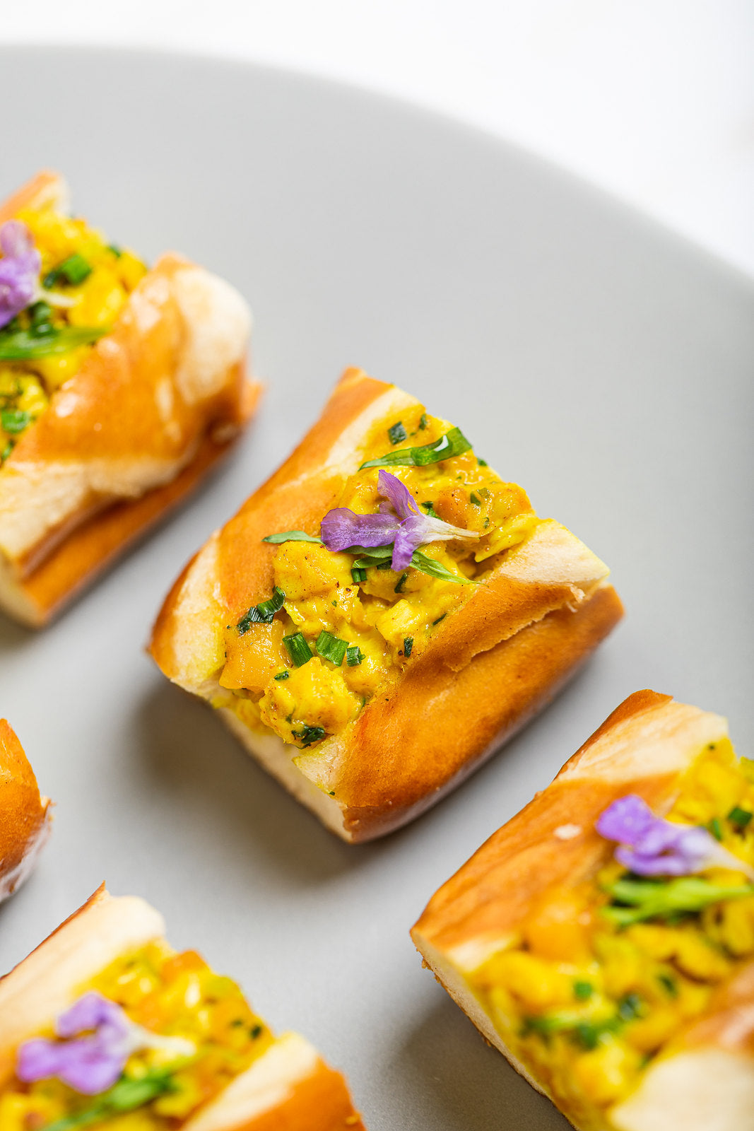 Curry Chicken Pretzel Bite