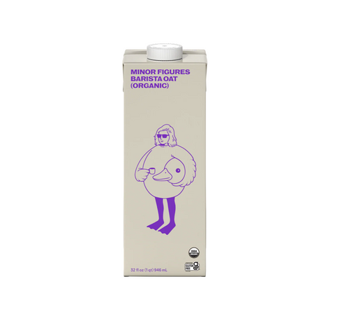 Carton of Minor Figures Organic Oat Milk