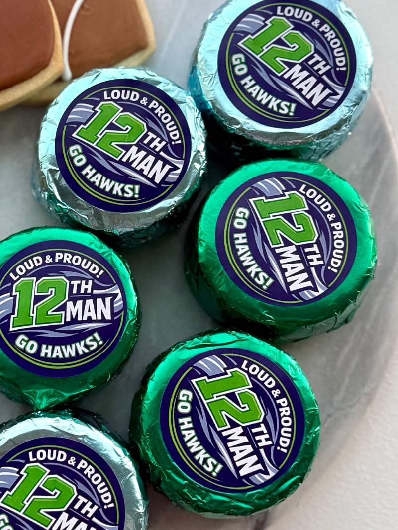 12th Man Go Seahawks SuperBowl Mini Chocolate cake with creamy filling