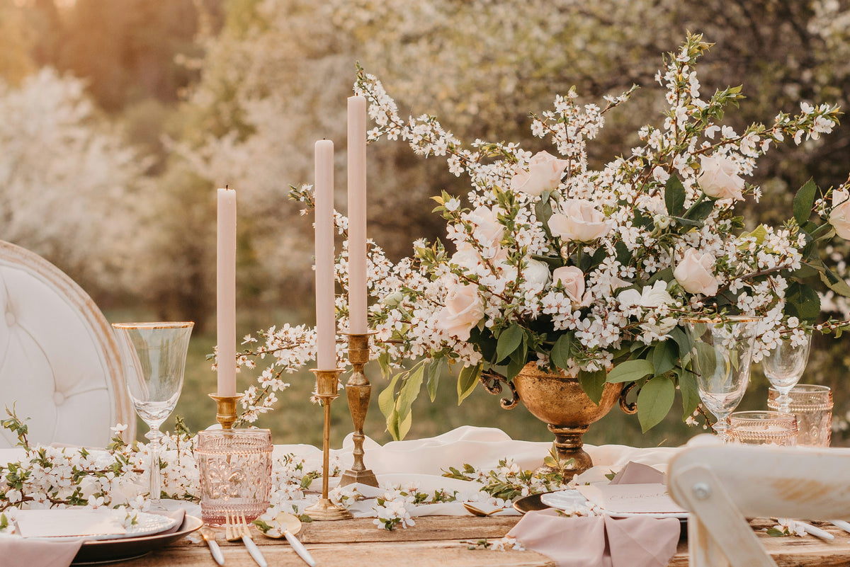 Wedding table setting