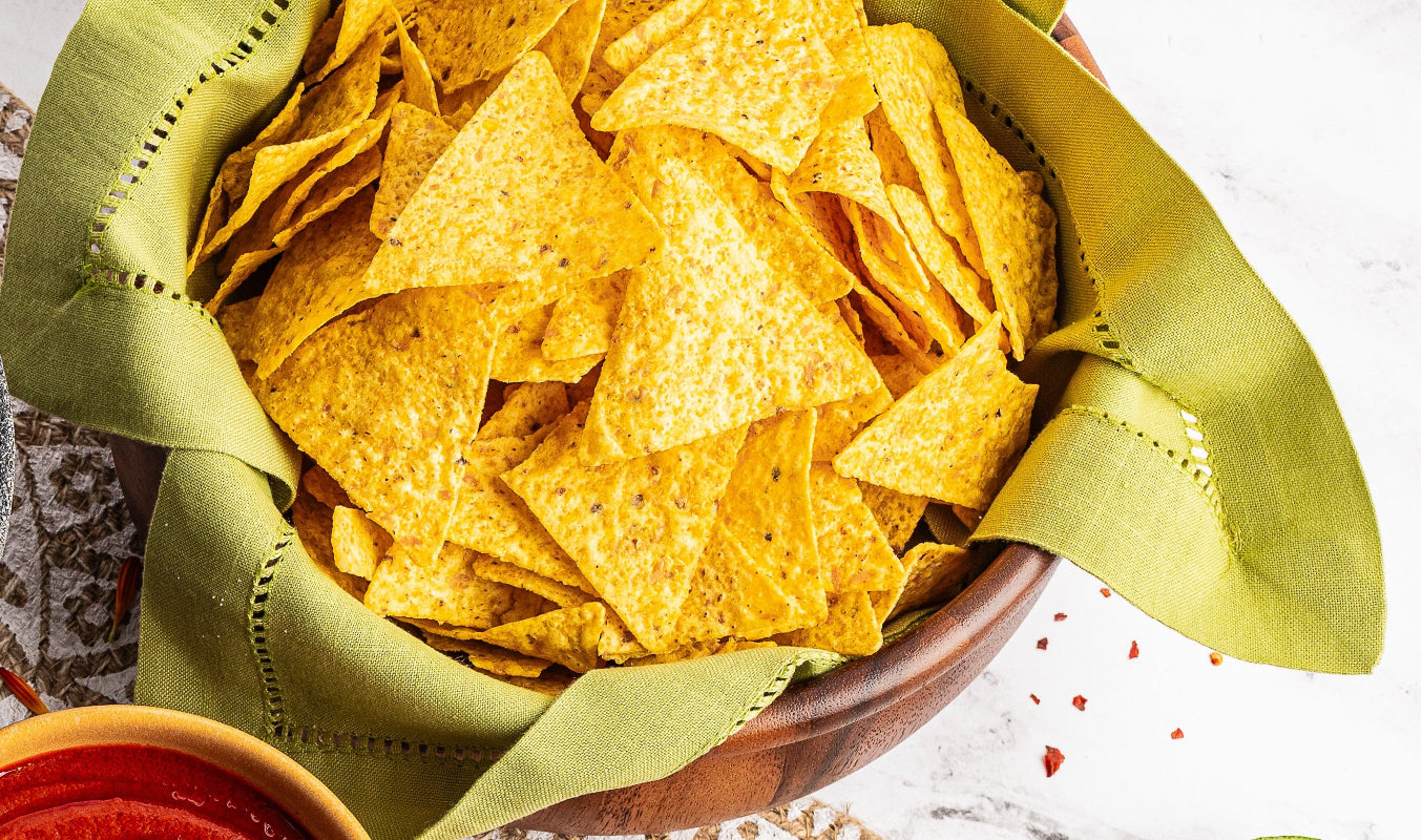 Bowl of classic tortilla chips